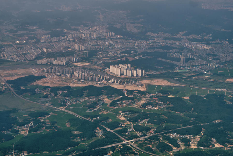 Above Incheon Photograph by Eric Hafner