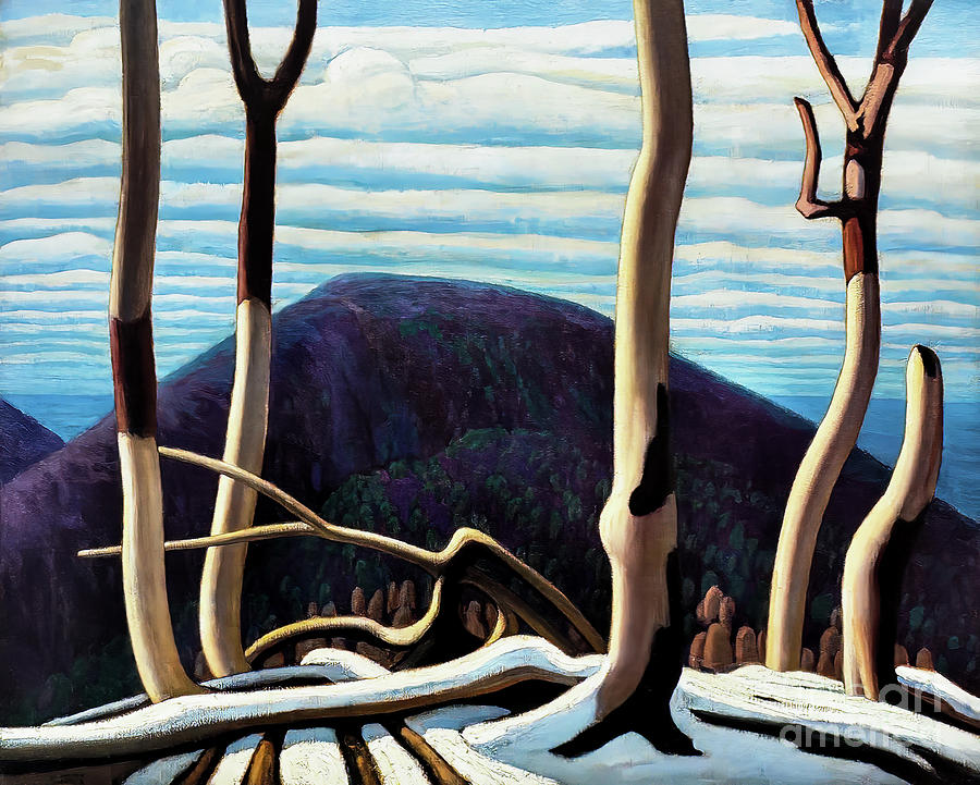 Above Lake Superior by Lawren Harris 1922 Painting by Lawren Harris