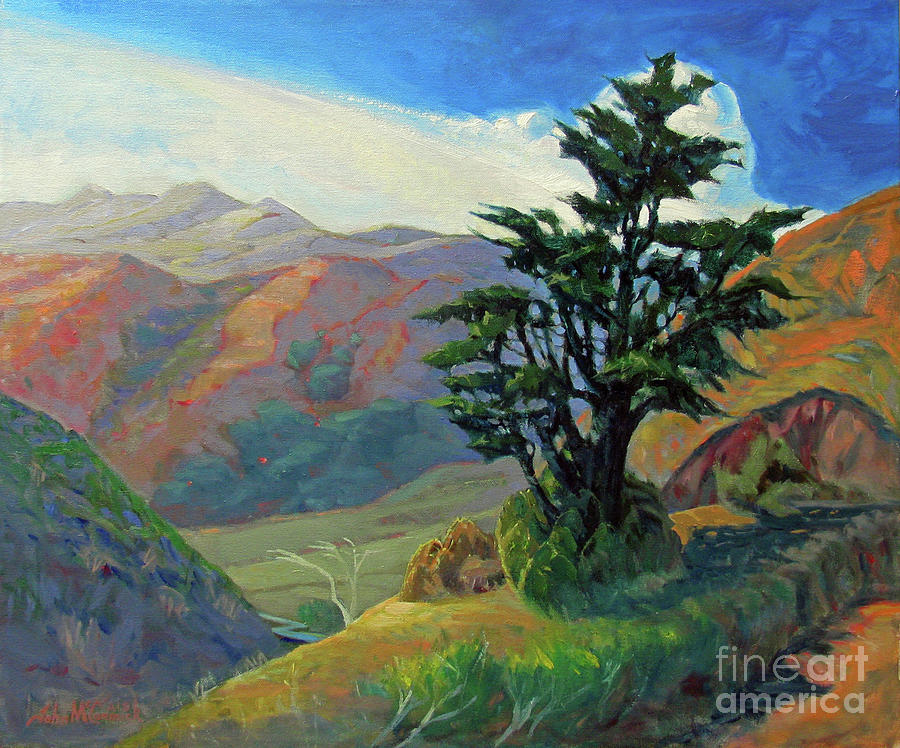 Above Marin Headlands Painting by John McCormick