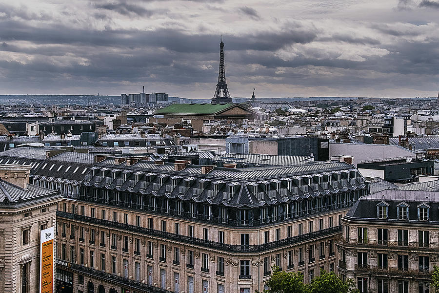 Paris Photograph - Above Paris France by Stuart Litoff