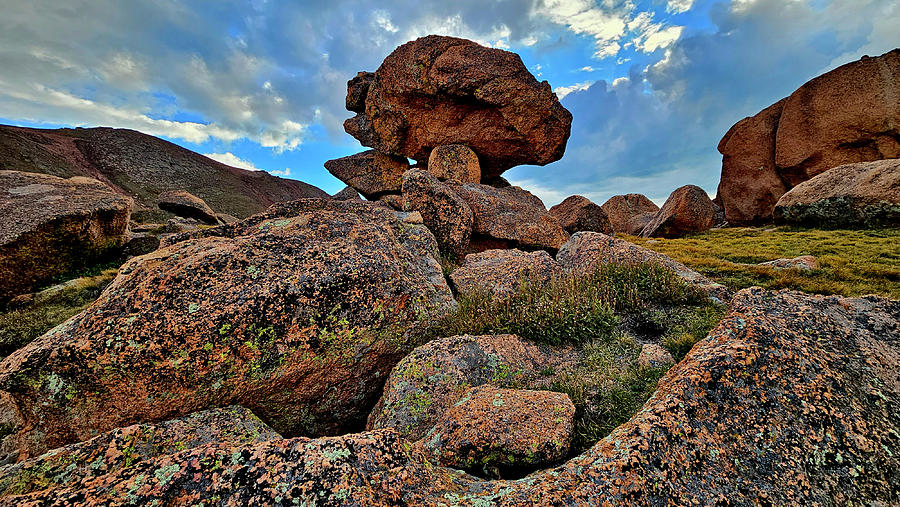 Above Pikes Peak Highway Photograph by Ray Mathis Above Pikes Peak Highway Photograph by Ray Mathis