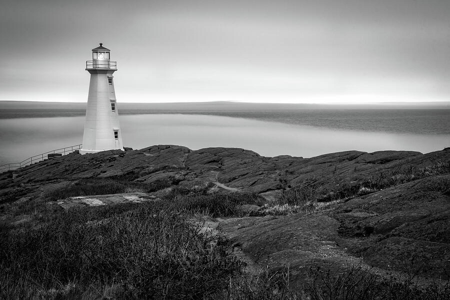 Black And White Photograph - Above the Foggy Sea by Eva Bareis