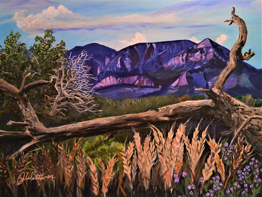 Above the Fruited Plain - Payson, AZ Painting by Julie Wittwer