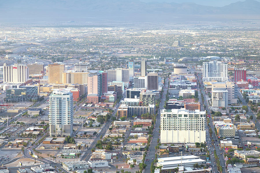 Las Vegas Photograph - Above Vegas II by Ricky Barnard