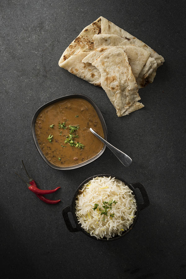 Above View Of A Vegetarian Curry meal. Photograph by Jenner Images