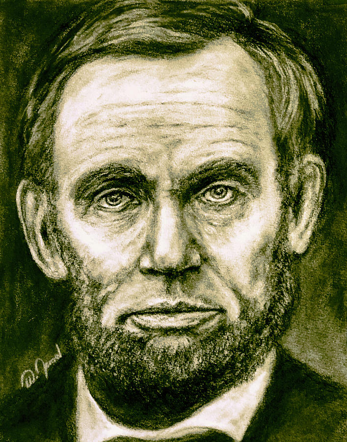 Abraham Lincoln, 16th President Of The United States Drawing By Walter ...