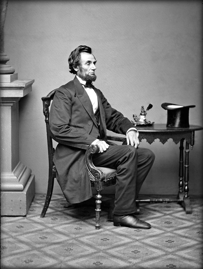 Salem Photograph - Abraham Lincoln - 1861 by David Hinds