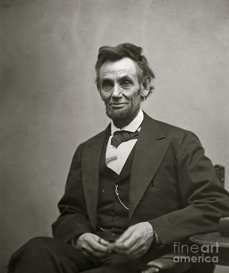 Abraham Lincoln, 1865 by Alexander Gardner  Photograph by Alexander Gardner