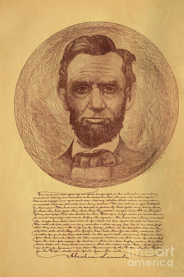 Abraham Lincoln address book drawing 1909 Drawing by Aapshop