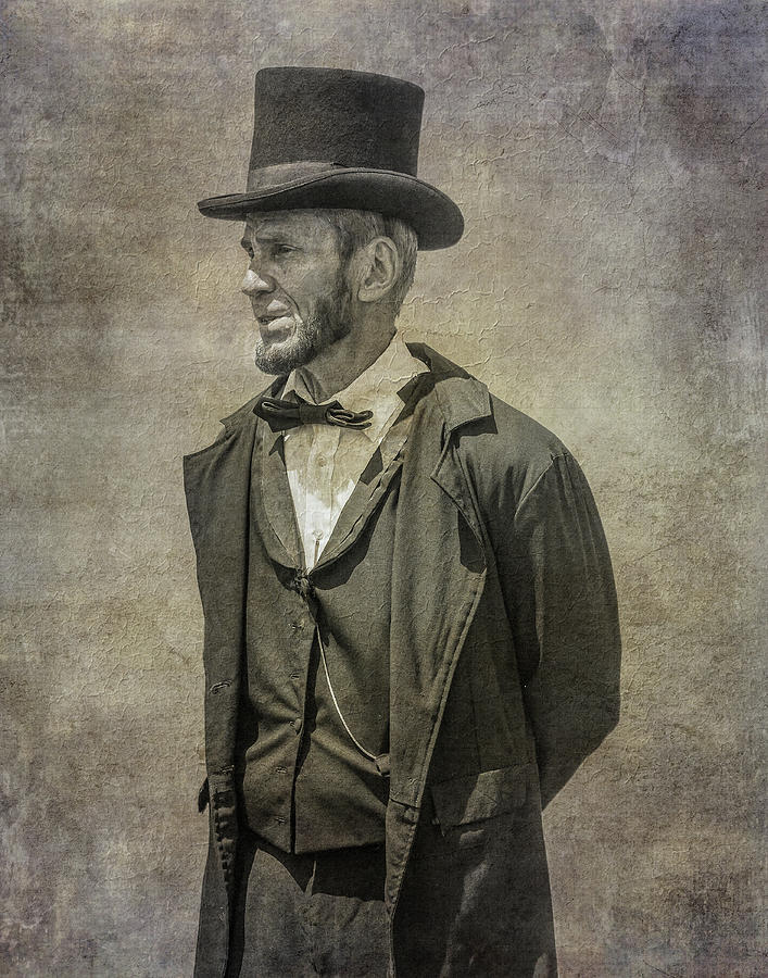 Abraham Lincoln Gettysburg 1863 Digital Art by Randy Steele