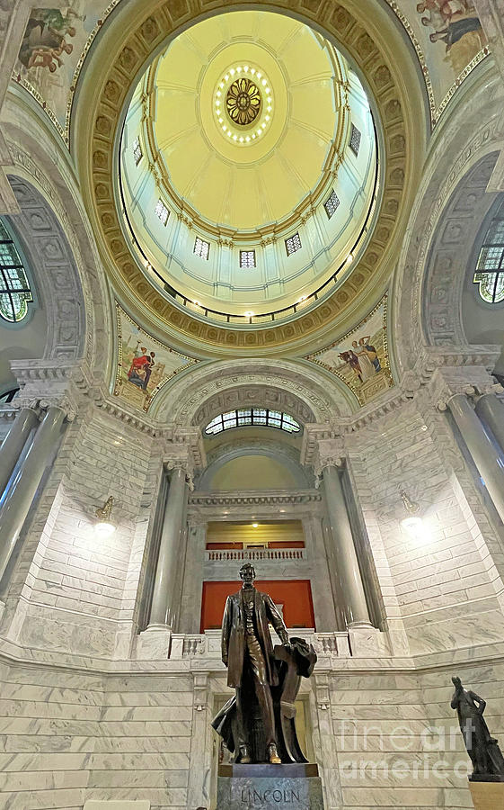 Abraham Lincoln Statue at Kentucky State Capitol 5798 Photograph by Jack Schultz