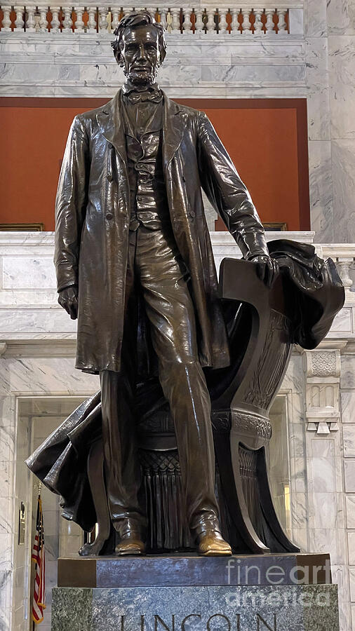 Abraham Lincoln Statue at Kentucky State Capitol 5810 Photograph by Jack Schultz