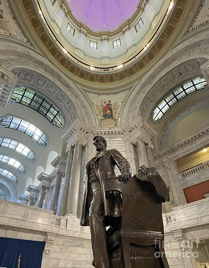 Abraham Lincoln Statue at Kentucky State Capitol 5815 Photograph by Jack Schultz