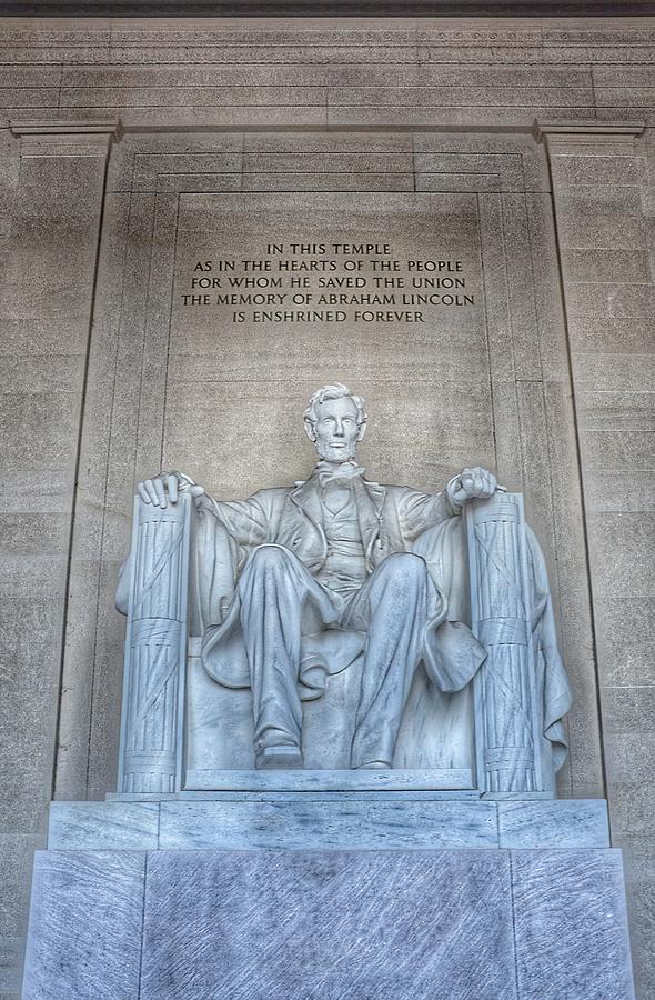 Abraham Lincoln Statue - The Lincoln Memorial Washington D.C. Photograph by Marianna Mills