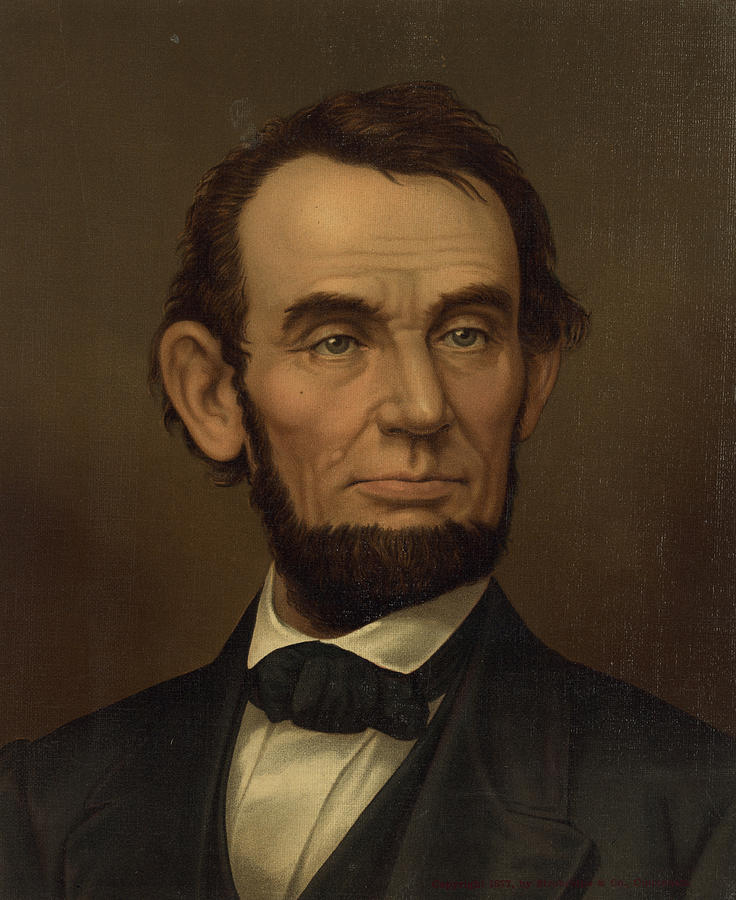 Abraham Lincoln Drawing by Strobridge - Fine Art America