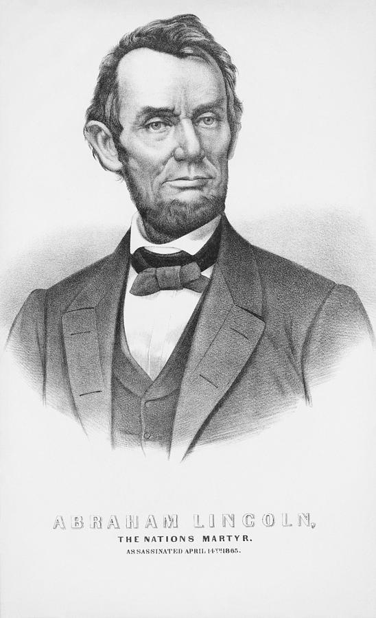 Abraham Lincoln, The Nations Martyr Drawing