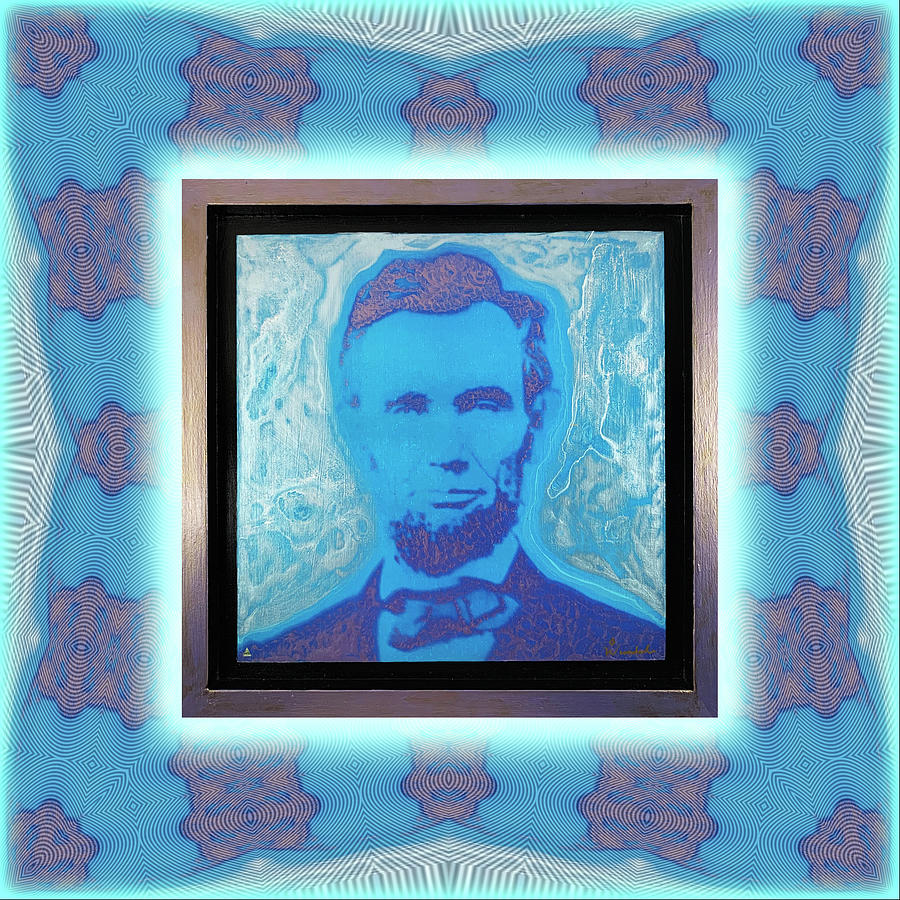 Abraham Lincoln V1B.L Mixed Media by Wunderle