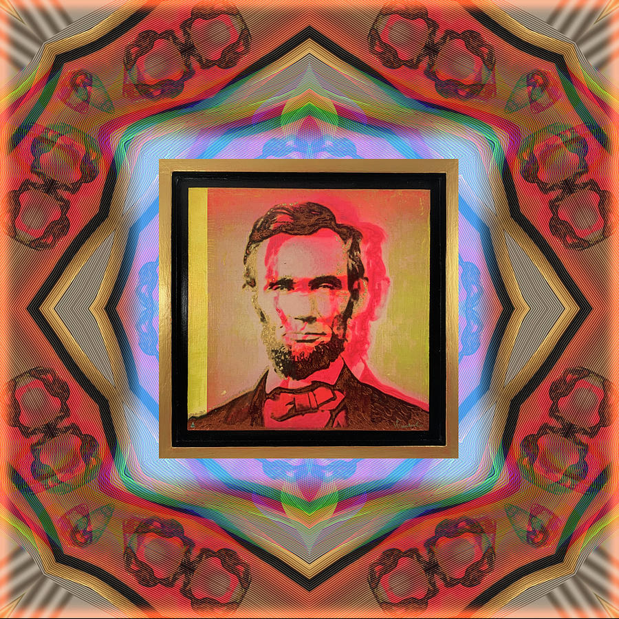 Abraham Lincoln V1C.L Mixed Media by Wunderle
