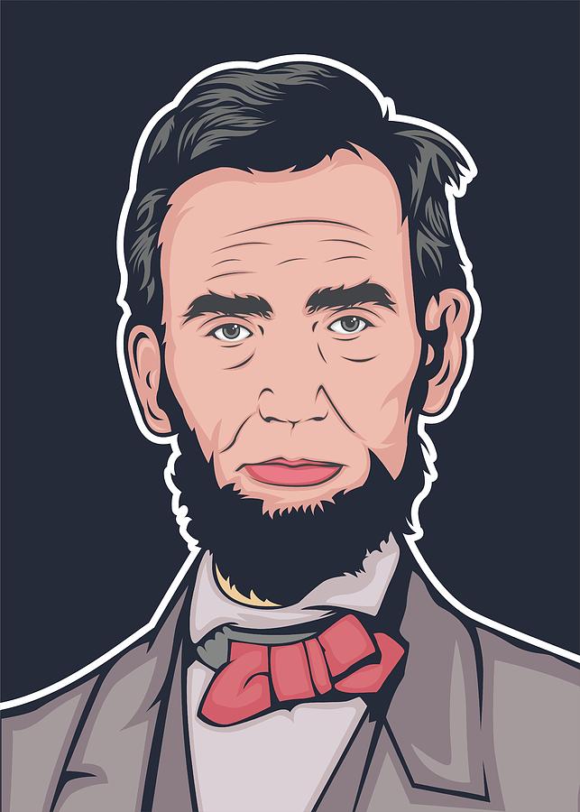 Abraham Lincoln Vector art Digital Art by Wahyu Adinata - Fine Art America