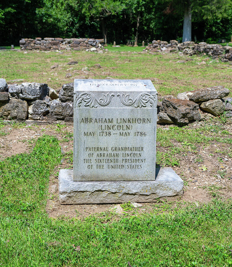 Abraham Lincolns Grandfathers Gravesite Photograph By Mike Worley