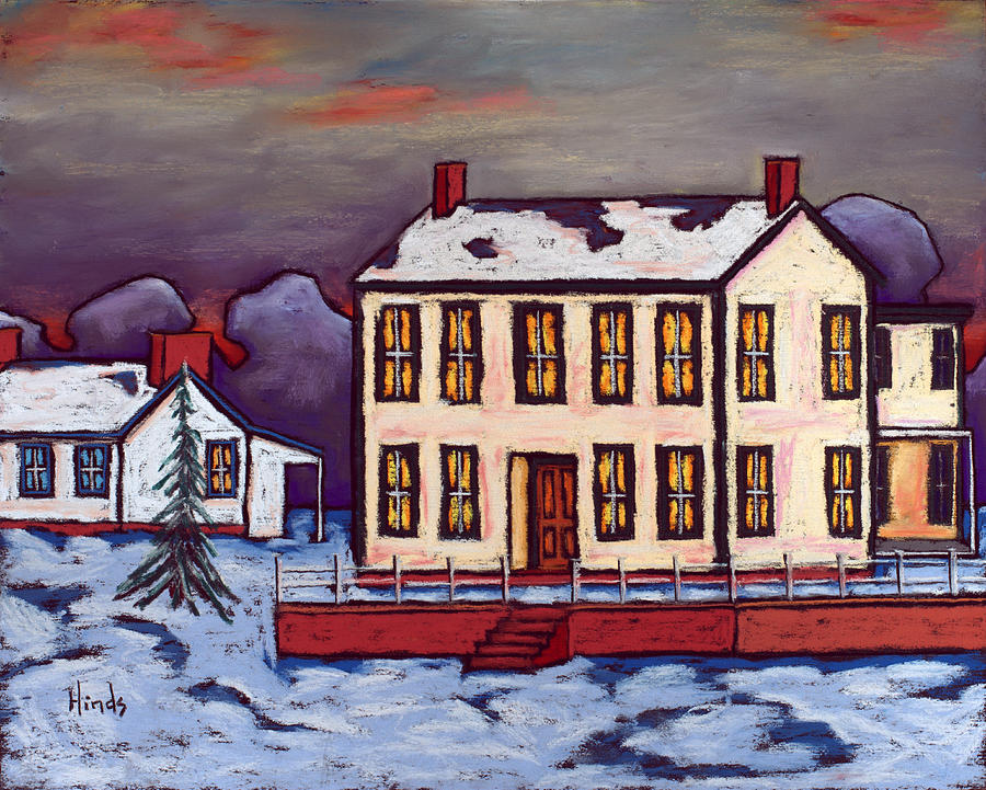 Architecture Painting - Abraham Lincolns Home Springfield Illinois by David Hinds