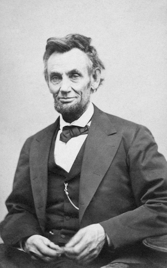 Abraham Lincoln Photograph - Abraham Lincolns Last Formal Portrait - Alexander Gardner - 1865 by War Is Hell Store
