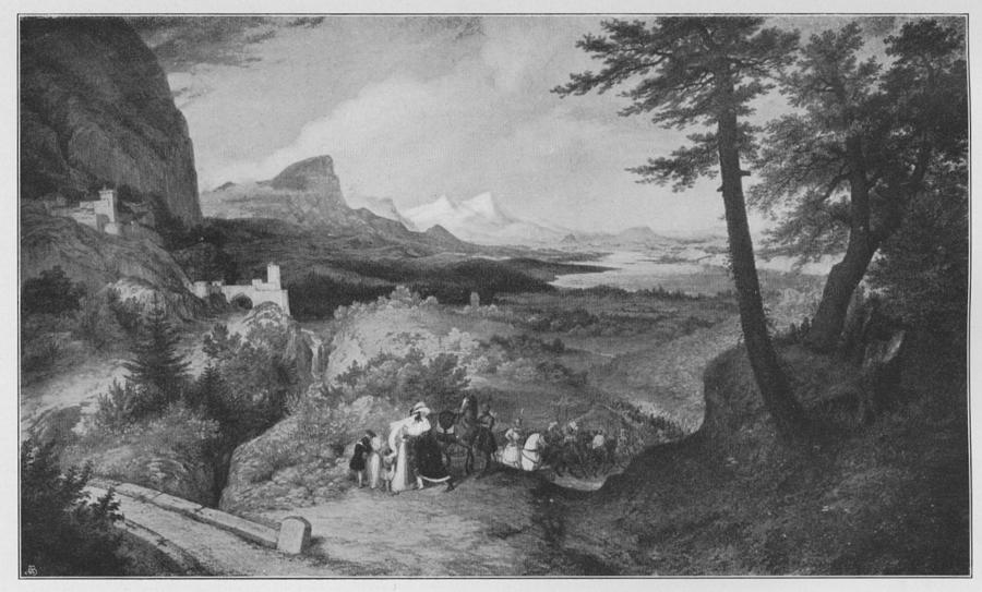 Abschied des Ritters Painting by Ludwig Ferdinand Schnorr von ...