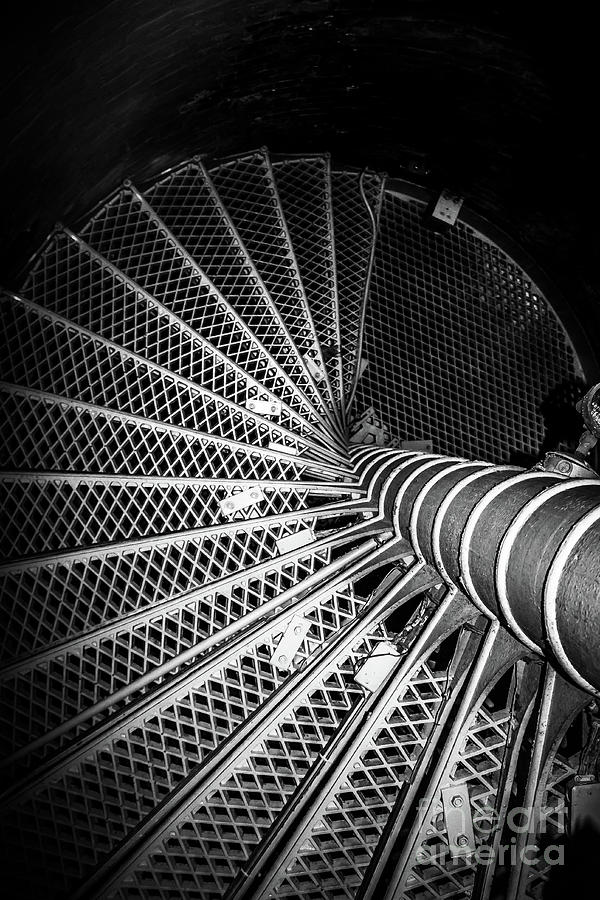 Absecon Lighthouse Spiral Staircase Photograph by Colleen Kammerer