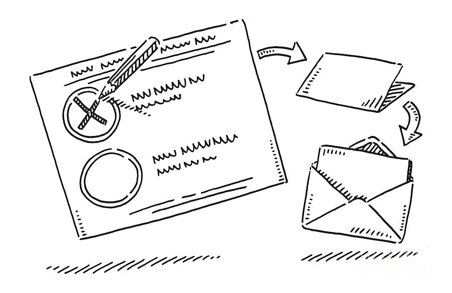 Easy Open Envelope Drawing - YouTube