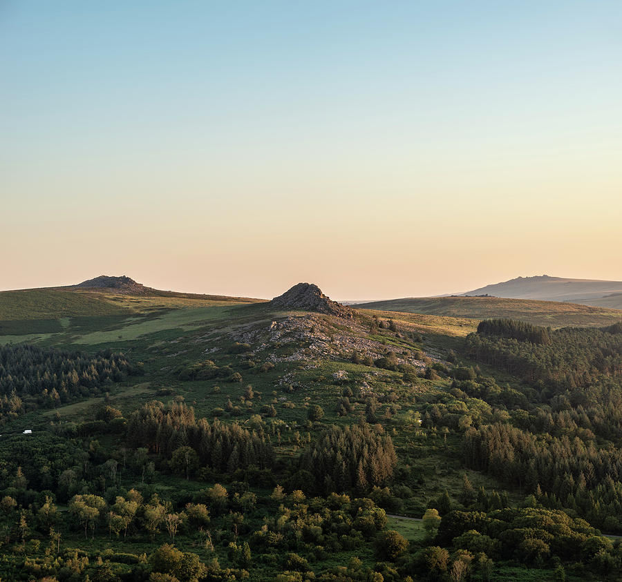 Absolutely Stunning Landscape Image Of Dartmoor In England Showi Photograph