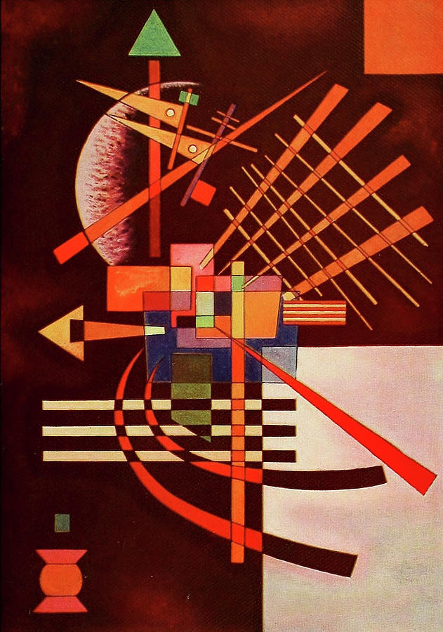 Wassily Kandinsky Painting - Abstract 1 by Wassily Kandinsky