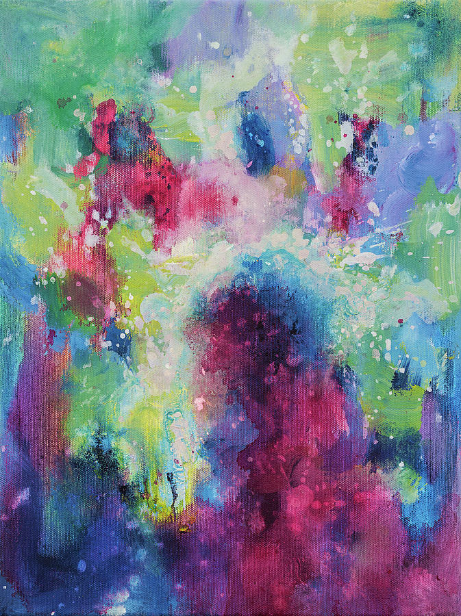 Abstract 104 Painting by Maria Meester