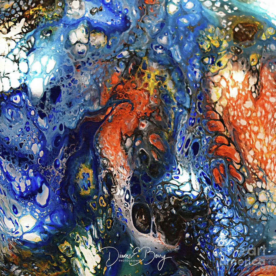 Abstract 1421 Painting by Diane E Berry