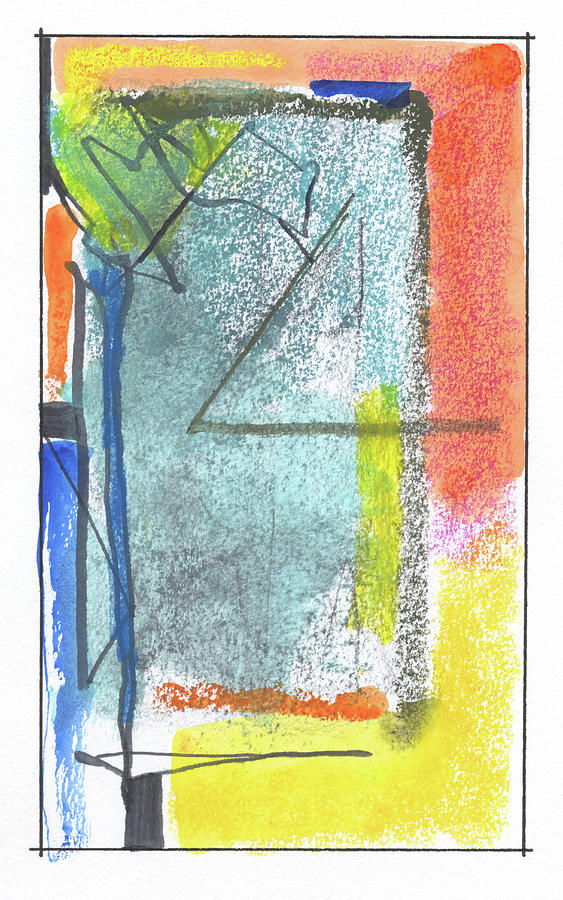 Abstract 222507 Drawing by Chris N Rohrbach