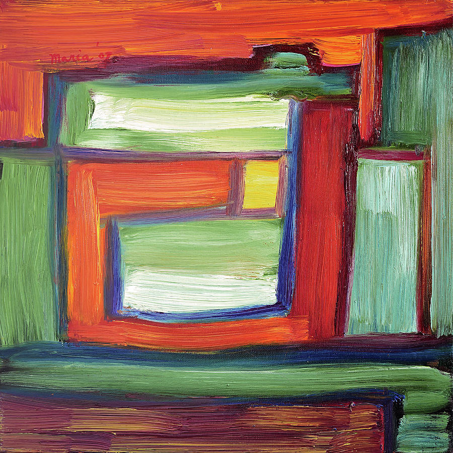 Abstract 29 Painting by Maria Meester