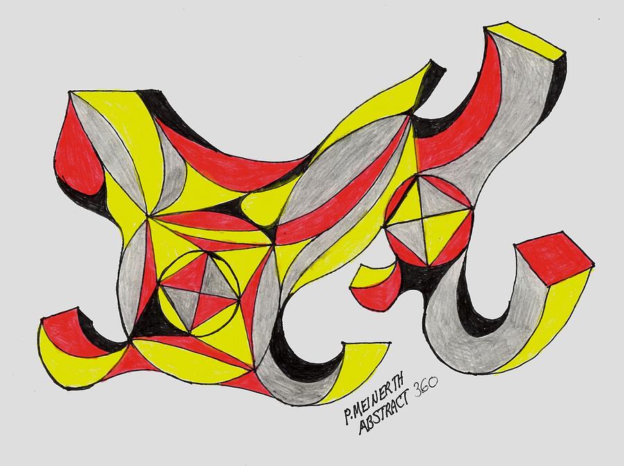 Abstract 360 Drawing by Paul Meinerth