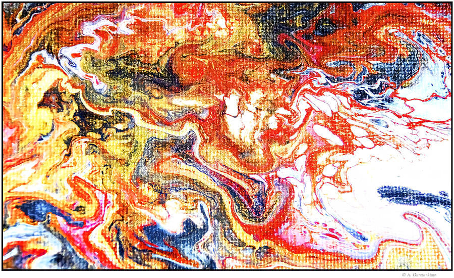 Abstract Acrylic Painting 8087 Painting by A Macarthur Gurmankin