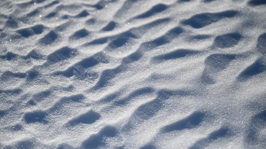 Abstract Alaskan Snow Photograph by William Kennedy