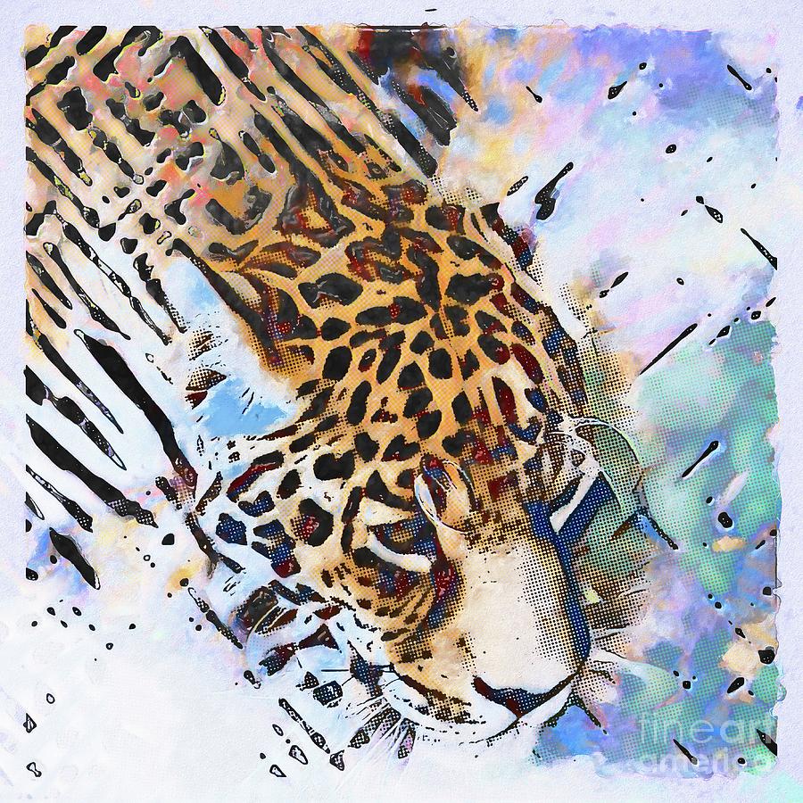 Abstract Animal Art Jaguar Photograph by Philip Preston