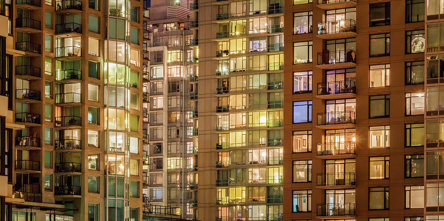 Abstract Apartment Buildings Photograph by Rick Deacon