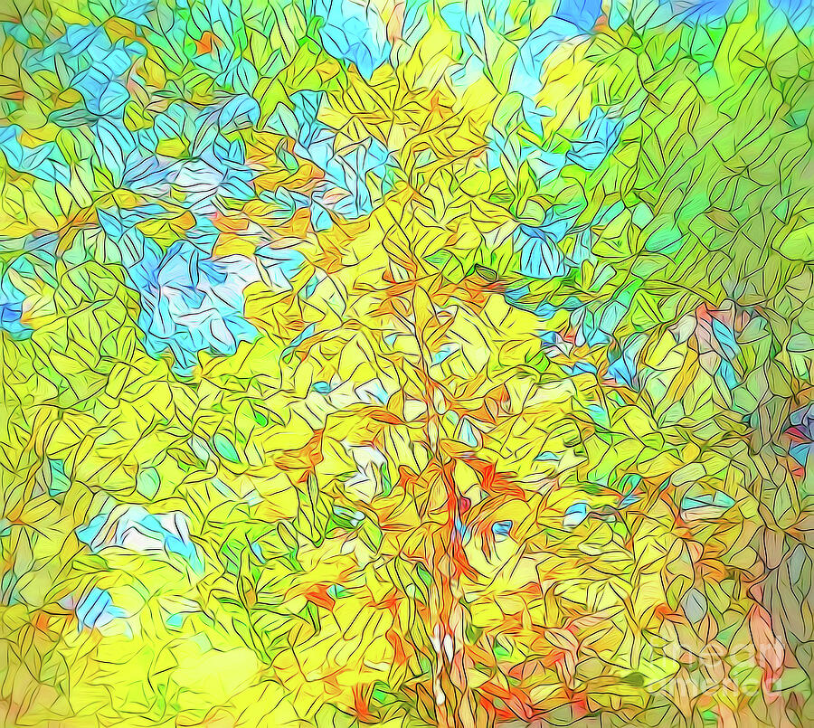 Abstract Art - Autumn Mosaic Photograph by Kerri Farley Abstract Art - Autumn Mosaic Photograph by Kerri Farley