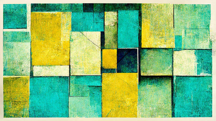 abstract  art  square  pattern  in  the  style  of  Simon  Hant  a61664fa  a45a  42ff  4ba1  b68a642 Painting