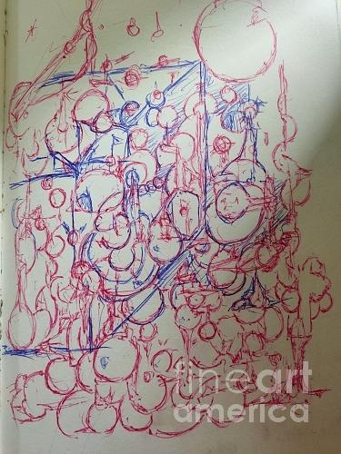 Abstract As A Cube Drawing by Pieter Vernooij - Fine Art America