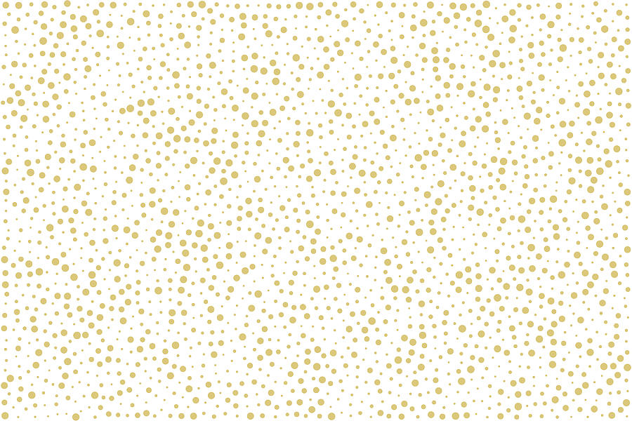 Abstract background - gold dots on white background. Drawing by Dimitris66