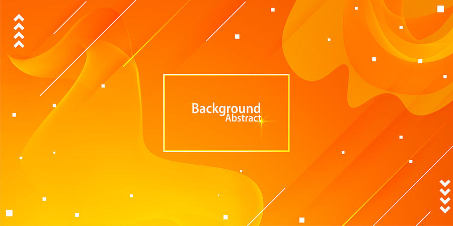 Abstract Background With Orange And Yellow Gradient Drawing by Govindanmarudhai