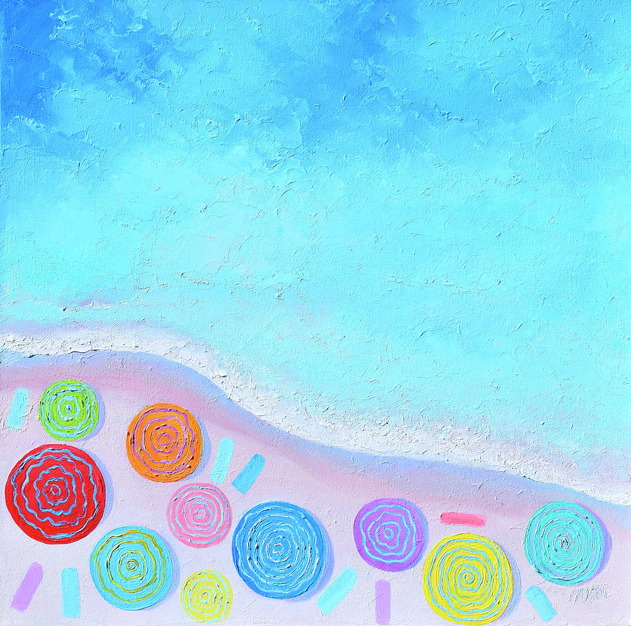 Abstract Beach Painting Painting