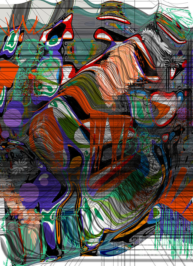 Abstract Beats The Algorithm Digital Art by Genevieve Esson