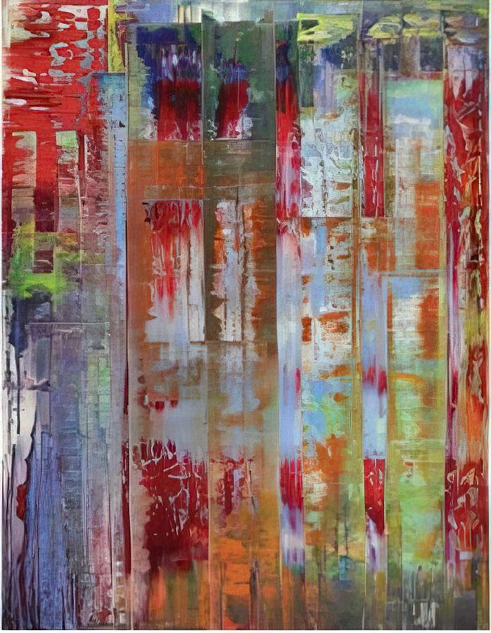 abstract bilding Portrait - Gerhard Richter Painting by Gerhard Richter ...