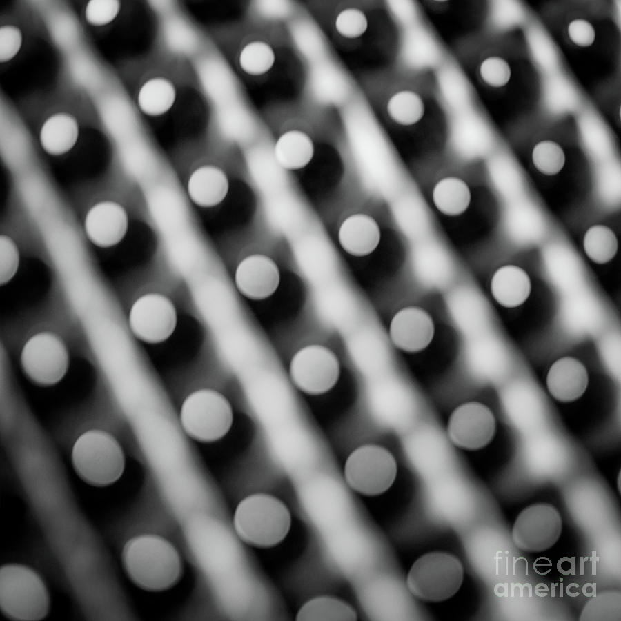 Abstract Photograph - Abstract Black and White Grids by Edward Fielding