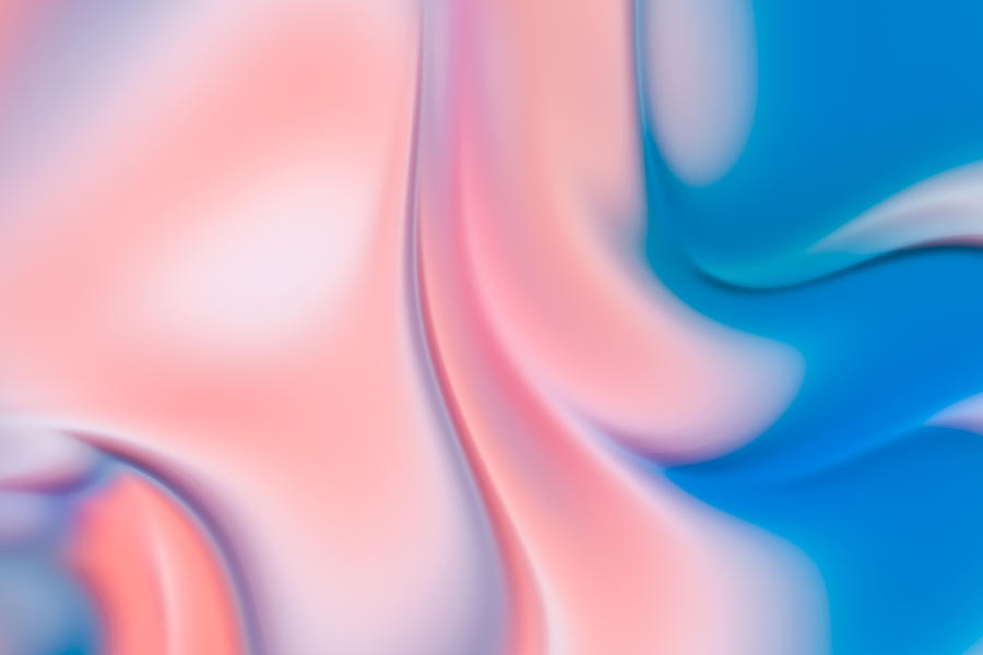 Abstract Blue Pink Wave Flowing dynamic Background Photograph by Oxygen